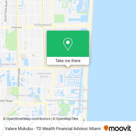 Mapa de Valere Mukubu - TD Wealth Financial Advisor