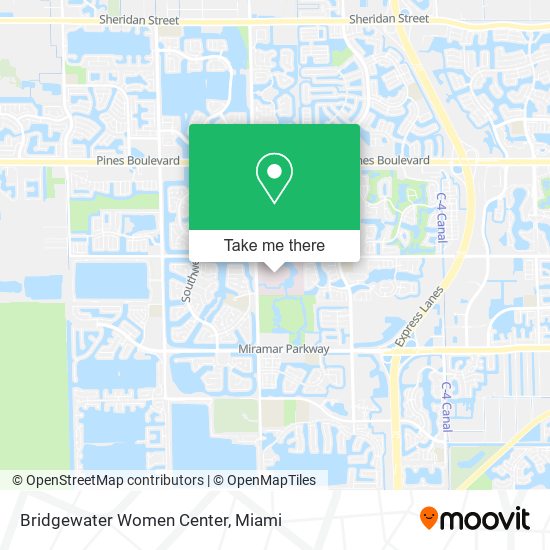 Bridgewater Women Center map