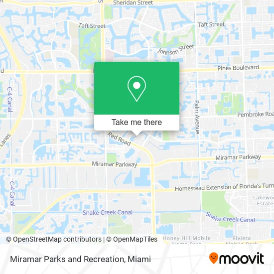 Mapa de Miramar Parks and Recreation