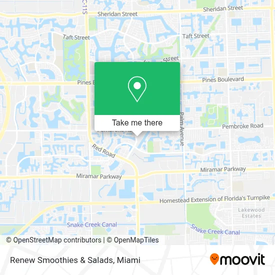 Renew Smoothies & Salads map
