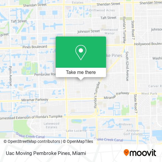 Uac Moving Pembroke Pines map