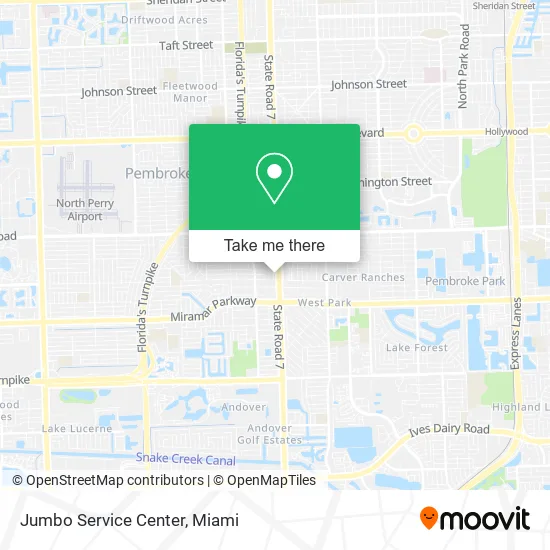 Jumbo Service Center map