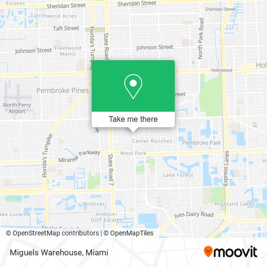 Miguels Warehouse map