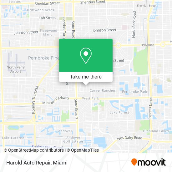 Harold Auto Repair map