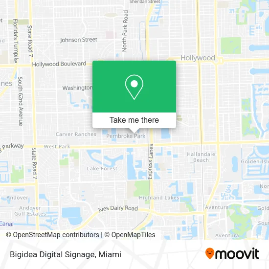 Bigidea Digital Signage map