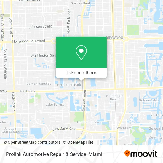 Prolink Automotive Repair & Service map