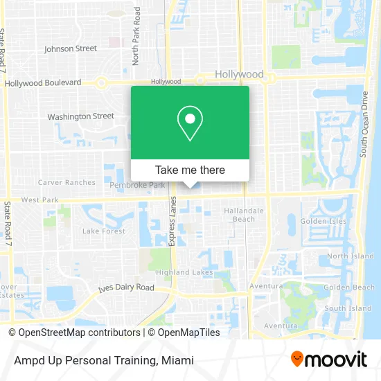 Ampd Up Personal Training map