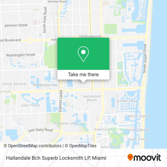 Hallandale Bch Superb Locksmith LP map