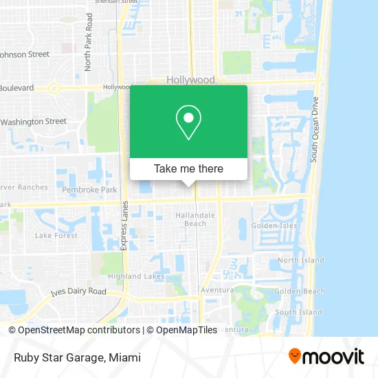 Ruby Star Garage map