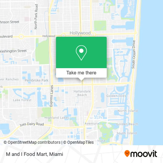 Mapa de M and I Food Mart