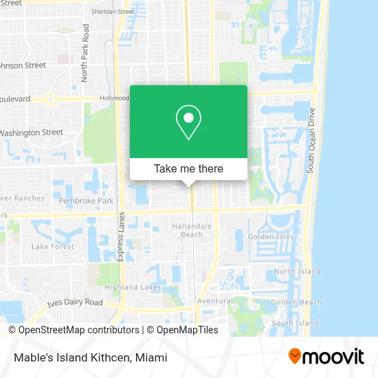 Mable's Island Kithcen map