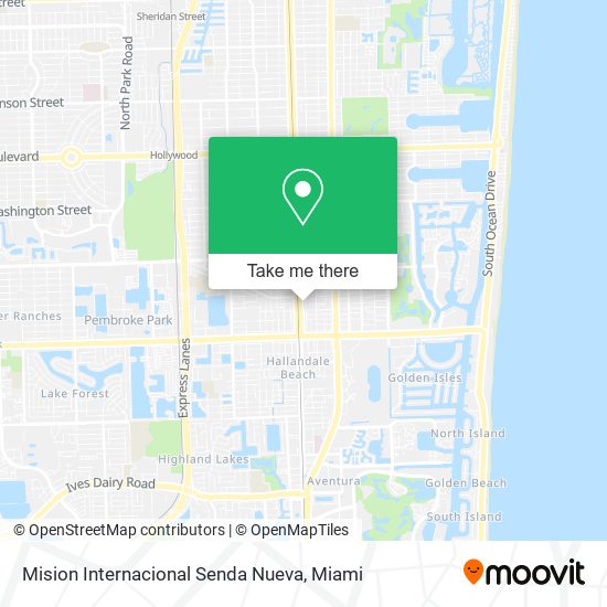 Mision Internacional Senda Nueva map