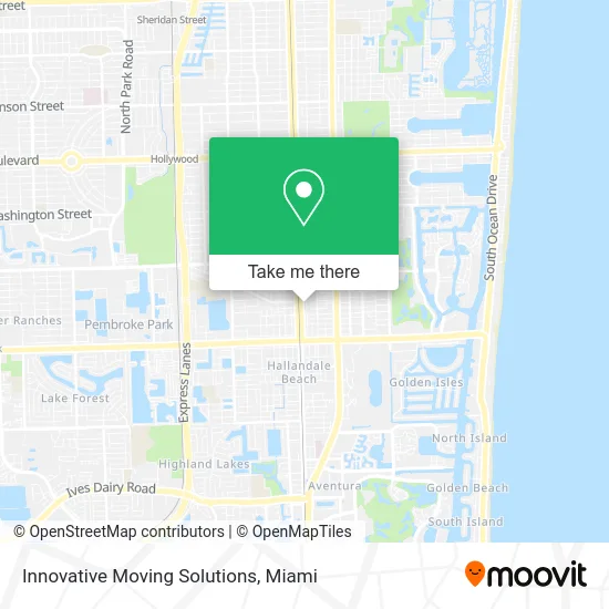 Innovative Moving Solutions map