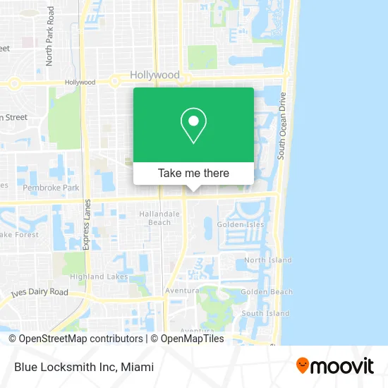 Blue Locksmith Inc map