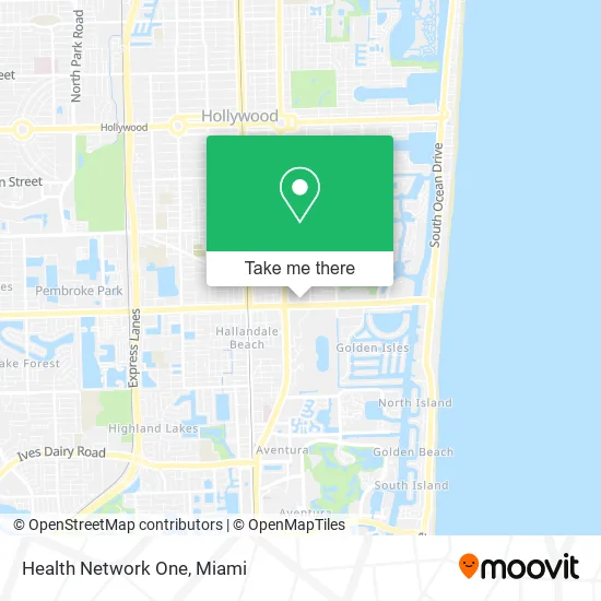 Health Network One map