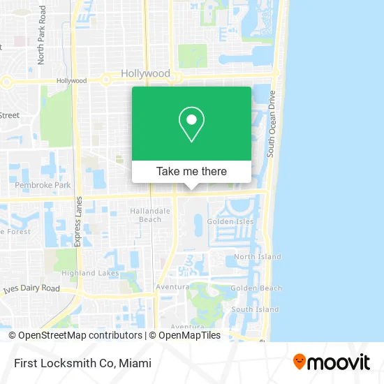 First Locksmith Co map