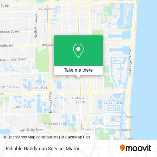 Reliable Handyman Service map