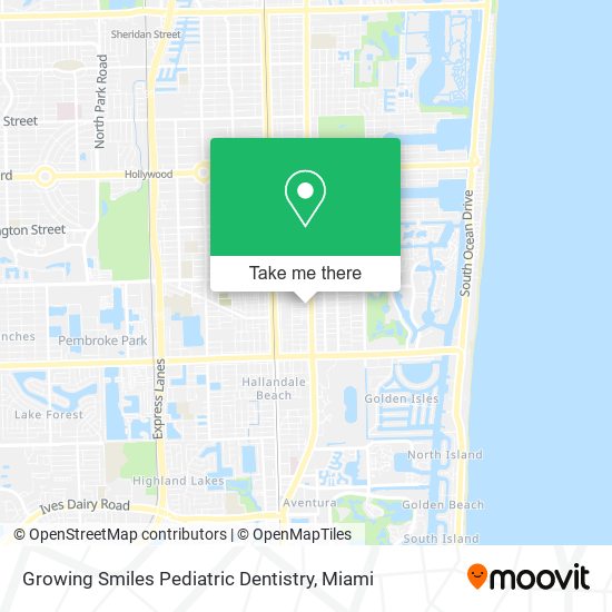 Mapa de Growing Smiles Pediatric Dentistry