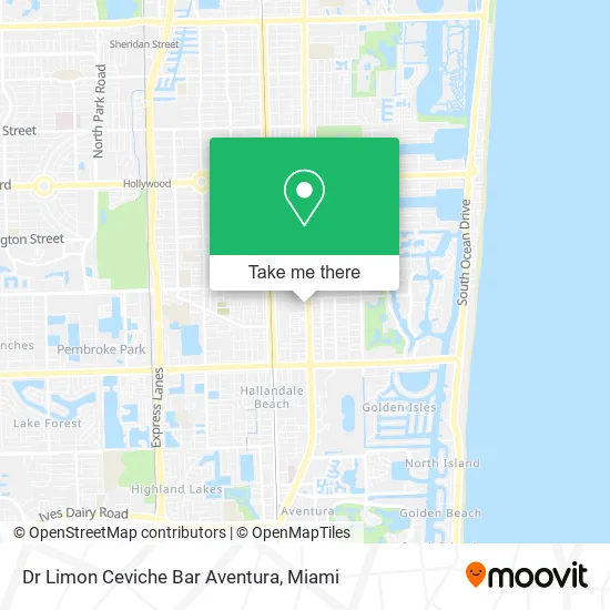 Dr Limon Ceviche Bar Aventura map