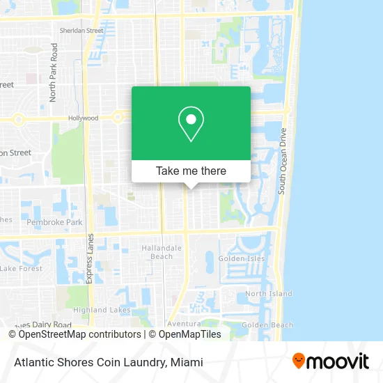 Atlantic Shores Coin Laundry map