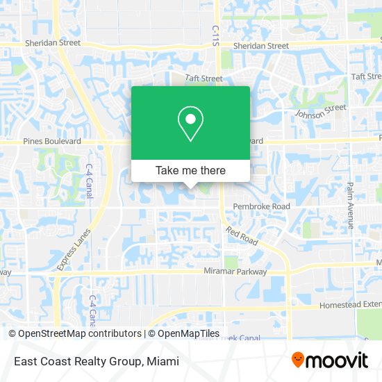 Mapa de East Coast Realty Group