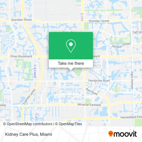 Kidney Care Plus map