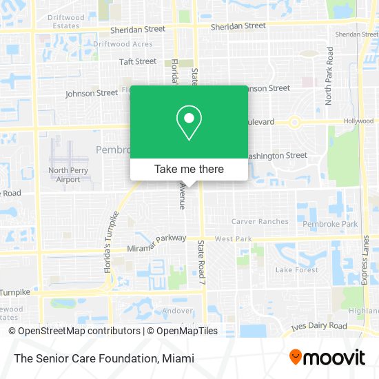 Mapa de The Senior Care Foundation