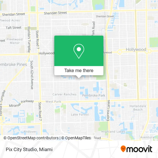 Pix City Studio map