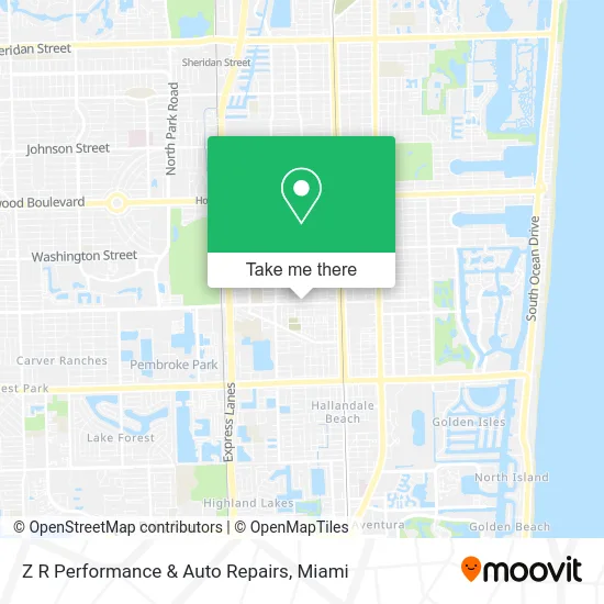 Z R Performance & Auto Repairs map