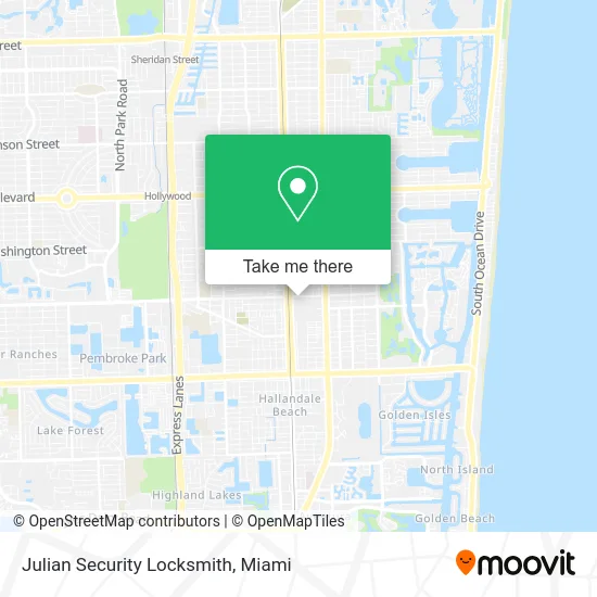 Julian Security Locksmith map
