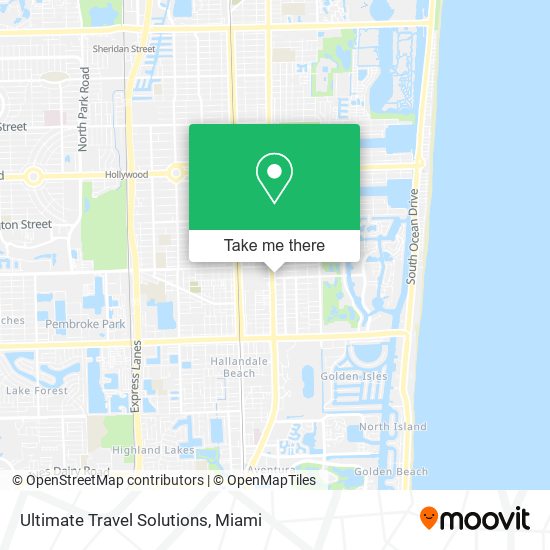 Ultimate Travel Solutions map