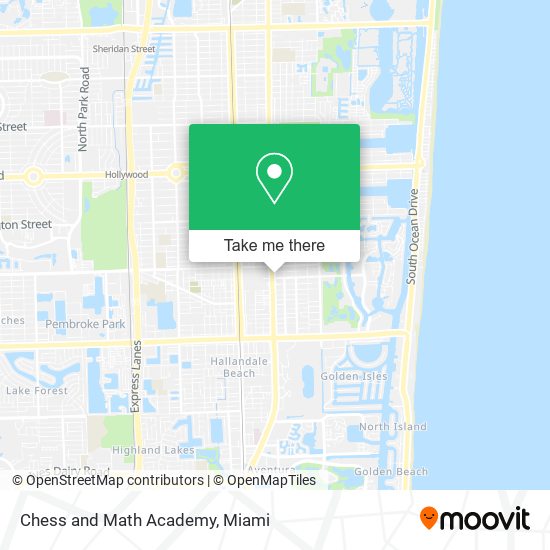 Chess and Math Academy map