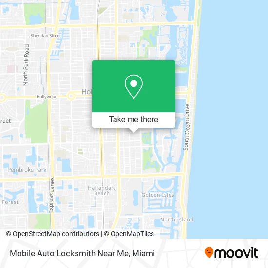Mobile Auto Locksmith Near Me map