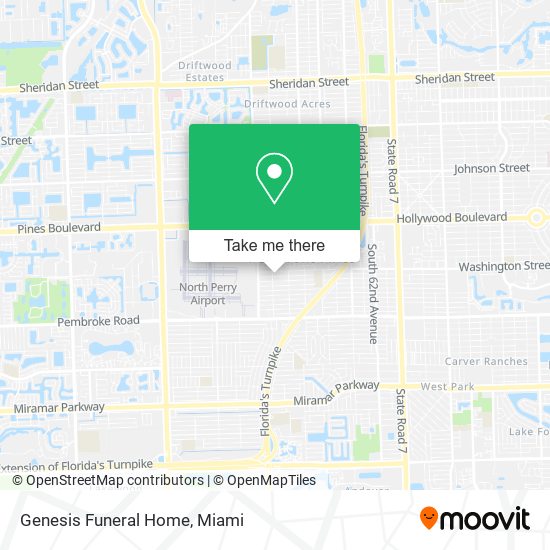 Genesis Funeral Home map