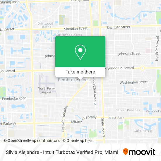 Mapa de Silvia Alejandre - Intuit Turbotax Verified Pro