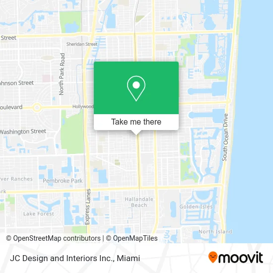 JC Design and Interiors Inc. map