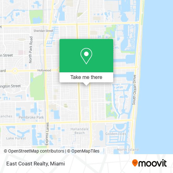 Mapa de East Coast Realty