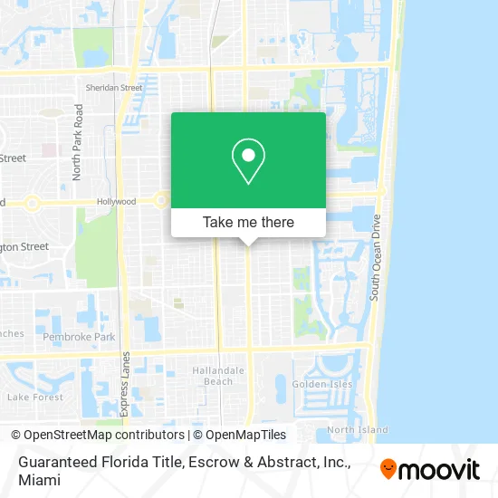 Guaranteed Florida Title, Escrow & Abstract, Inc. map
