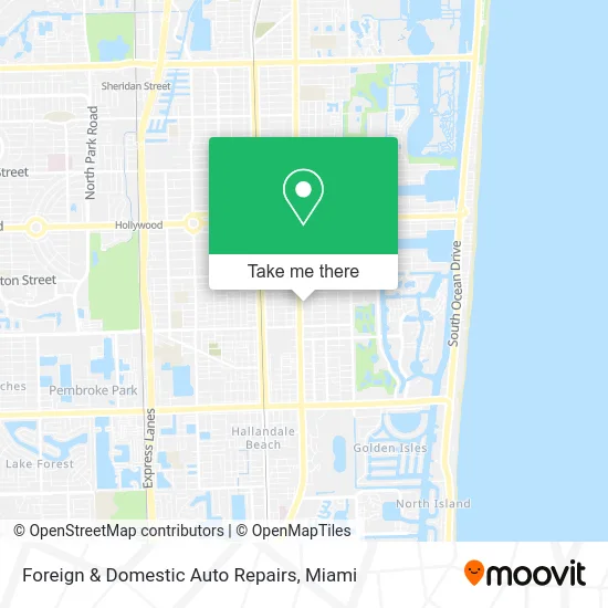 Foreign & Domestic Auto Repairs map