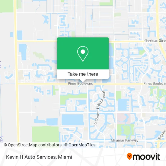 Kevin H Auto Services map