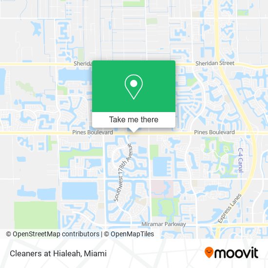 Mapa de Cleaners at Hialeah