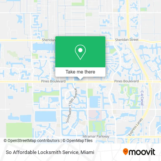 So Affordable Locksmith Service map