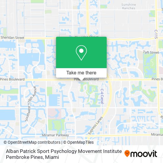 Alban Patrick Sport Psychology Movement Institute Pembroke Pines map