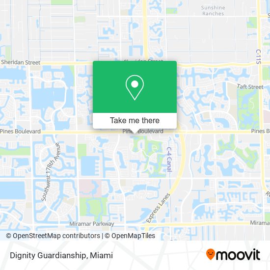 Mapa de Dignity Guardianship