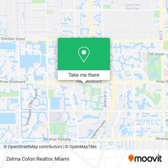 Zelma Colon Realtor map