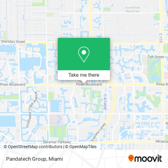 Pandatech Group map
