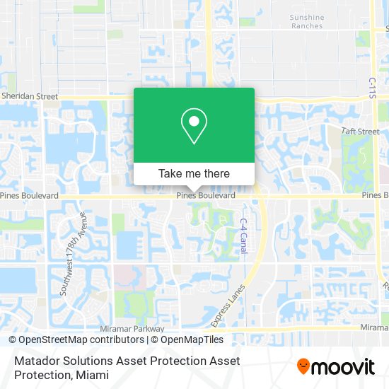 Mapa de Matador Solutions Asset Protection Asset Protection