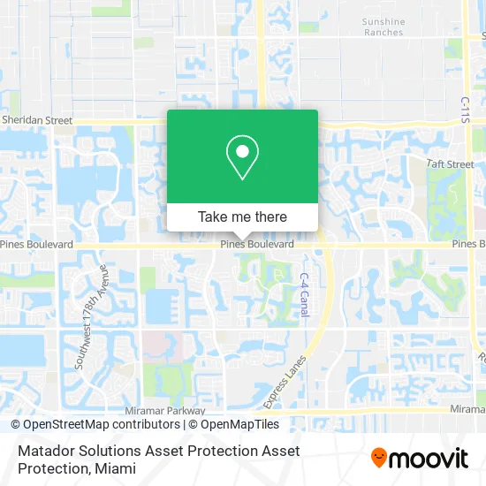 Matador Solutions Asset Protection Asset Protection map