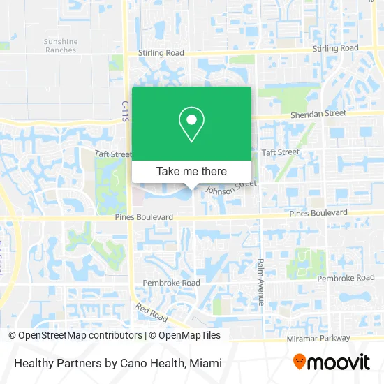 Mapa de Healthy Partners by Cano Health
