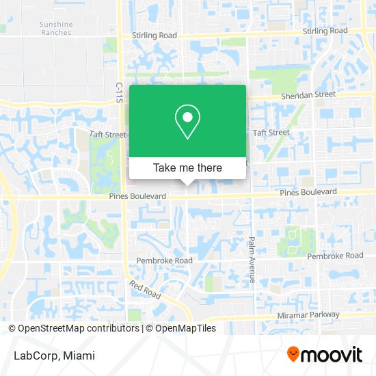 LabCorp map